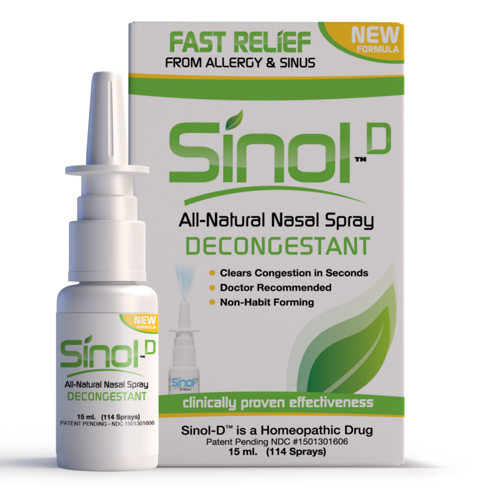 Sinol-D The 1st All Natural Decongestant!